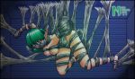 bondage breasts gag green_hair humite-ubie kokiri nintendo nude ocarina_of_time saria skulltula spider the_legend_of_zelda web zeo-nell