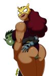 1boy 1girl ass beast_boy bigtyme buttjob cartoon_network covered_buttjob dark-skinned_female dark_skin dc_comics garfield_logan green_skin hugging larger_female oddrich pantha rosabelle_mendez smaller_male sumata teen_titans thick thick_thighs thigh_sex thighjob thighs