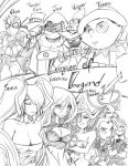 comic jax katarina league_of_legends league_of_teemo miss_fortune monochrome shen sona teemo twisted_fate udyr xin_zhao