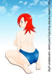  ass big_ass breast camaleon camaleon_(artist) foster&#039;s_home_for_imaginary_friends frankie_foster grown_up lipstick red_hair topless 