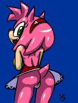 amy_rose anthro ass ass_shake bubble_butt furry gif green_eyes hairband is is_(artist) looking_back loop no_panties pink_hair pussy sega shiny shiny_skin short_hair solo sonic_*(series) sonic_the_hedgehog_(series)