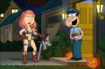 big_breasts blackzacek dynamite_comics family_guy glenn_quagmire halloween halloween_costume lois_griffin red_hair red_sonja_(comics) red_sonja_(cosplay) scalemail_bikini