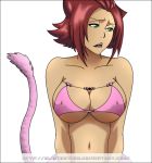  bleach cleavage haineko nude tail tan_skin werecat zanpakuto_spirit 