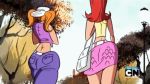  ass bubble_butt gif hat kimmy_meisner long_hair orange_hair red_hair sym-bionic_titan twin_tails wide_hips 