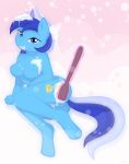  2011 blue_eyes breasts brush brushie_brushie_brushie colgate colgate_(mlp) cutie_mark equine female female_only friendship_is_magic grin hair horse looking_at_viewer my_little_pony nude pony smile tail toothbrush unicorn whitmaverick 