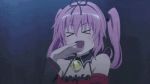  2_girls 2girls animated blush cap demon_tail elbow_gloves female_only gif gloves hair hairband holding_another&#039;s_tail incest lick licking low_res lowres momo_velia_deviluke multiple_girls nana_asta_deviluke not_porn open_mouth pink_hair purple_eyes ribbon saliva saliva_trail screencap sexually_suggestive short_hair siblings sisters stockings striped striped_legwear striped_thighhighs tail tail_fondling tail_grab tail_sucking thighhighs to_love-ru twin_tails twincest twins twintails yuri 