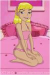 blonde_hair blue_eyes cartoongirls_(artist) dc dc_comics kitten_(teen_titans) panties teen_titans