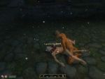  bukkake cat_ears cat_tail cg cum elder_scrolls gay male nude outside penis scarf screenshot snow the_elder_scrolls toras_(oblivion) 