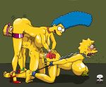 bart_simpson bondage femdom lisa_simpson marge_simpson the_fear the_simpsons yellow_skin