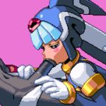 1boy 1girl android animated bingo_tarte bingo_torte capcom fairy_leviathan fellatio gif leviathan_(rockman) loop lowres male/female oral pixel_art rockman rockman_zero solo_focus zero zero_(rockman)