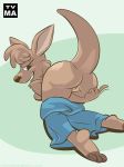  ass furry matilda_roo pants_down skippy:_adventures_in_bushtown solo tail tvma tvma_(artist) 