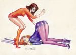 daphne_blake gag pantyhose scooby-doo spank velma_dinkley