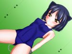 animal_ears arcana_heart kira_daidohji swimsuit yellow_eyes