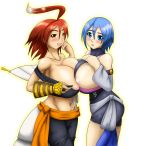  .hack .hack//g.u. alkaid aqua_(kingdom_hearts) big_breasts breasts female female_only kingdom_hearts speeds yuri 