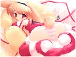 1600x1200 ass christmas hentai inuneko kemonomimi oshiri panties shimapan striped_panties wallpaper