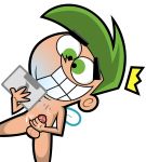 cosmo cum fairycosmo_(artist) green_eyes green_hair masturbation nude the_fairly_oddparents