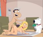 ass breasts brian_griffin cuckold cum cum_inside cum_on_ass cum_on_back doggy_position family_guy flip_off glenn_quagmire humiliated jillian_wilcox nipples nude orgasm sfan shaved_pussy sound thighs webm