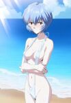  1girl aom female_only neon_genesis_evangelion rei_ayanami sling_bikini slingshot_swimsuit 