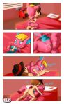 69 animal_crossing animal_crossing_girl anthro ass breasts comic deer fellatio fuchsia_(animal_crossing) furry jackintaro paizuri penis pussy pussy_juice pussylicking sex vaginal_penetration