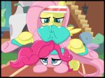  cameltoe comic fluttershy_(mlp) friendship_is_magic my_little_pony pinkie_pie_(mlp) tiarawhy 