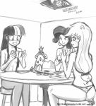  applejack ass blush card freckles friendship_is_magic funny hat john_joseco long_hair money my_little_pony panties printed_panties rainbow_dash_(mlp) rarity_(mlp) short_hair smile strip_poker thong topless twilight_sparkle_(mlp) underwear web_address 