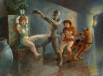  breasts canine daphne_blake hair hanna-barbera mummy red_hair scooby scooby-doo skirt spooky velma_dinkley 