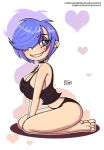 big_breasts black_panties blue_eyes blush breasts cleavage ed,_edd,_'n'_eddy freckles heart innocenttazlet marie_kanker panties smile solo underwear