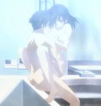  animated animated_gif ass barefoot bathroom big_breasts breasts couple feet gif holding itou_makoto large_breasts legs nude pale pale_skin saionji_sekai school_days sex stitched tub 