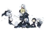 chibi clothes cloud_strife final_fantasy final_fantasy_vii final_fantasy_vii_advent_children happy kadaj loz sephiroth sephiroth_(female) yazoo zack_fair