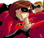  dash_parr deepthroat elastigirl fellatio helen_parr male/female mom oral penis_in_mouth the_incredibles 