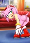 amy_rose ass bbmbbf mobius_unleashed palcomix panties pulling_panties_down pussy sega sonic_(series) sonic_the_hedgehog_(series)