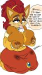 1girl 9:16 alicia_acorn anthro archie_comics big_breasts bodily_fluids breasts duo english_text furry genitals high_res huge_breasts lactating male male/female miles_"tails"_prower nipples oral paizuri penis pleasure_castle sex sonic_the_hedgehog_(archie) sonic_the_hedgehog_(comics) sonic_the_hedgehog_(series) speech_bubble text