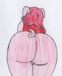  anthro ass bbw bent_over bottomless furry hairless_pussy kamehamehadude original penny_(kamehamehadude) pig pussy red_hair short_hair solo wide_hips 