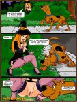  2_girls 2boys comic daphne_blake freddy_jones scooby scooby-doo shaggy_rogers text velma_dinkley 