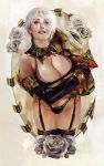 1girl big_breasts breasts daniel_oduber female_only hair isabella_valentine ivy_valentine lipstick milf namco solo_female soul_calibur