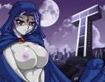 big_breasts breasts desingahv_(artist) raven_(dc) solo teen_titans