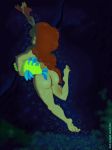 2012 ass crab disney feet fish flounder long_hair nude princess_ariel red_hair sebastian the_little_mermaid underwater water