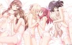  6girls ass babydoll bed black_hair blonde_hair blue_eyes blush braid breasts brown_hair closed_eyes couple cute erect_nipples everyone female girl hair hairband hand_holding holding_hands hug incest interlocked_fingers kawamura_reo kitajima_kaede kitajima_sara large_breasts lingerie long_hair love matsubara_yuna matsubara_yuuna multiple_girls mutual_yuri nipples oda_nanami panties peko petals red_eyes red_hair sawaguchi_mai see-through short_hair sleeping sono_hanabira_ni_kuchizuke_wo take_your_pick twin_tails twintails underwear wallpaper yuri 