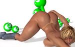 3d anal animated ass blonde_hair boots breasts dammy dark_skin double_penetration erect_nipples gif nipple nipples nude open_mouth short_hair solo solo_female spread_legs tan tan_line top-down_bottom-up vaginal what