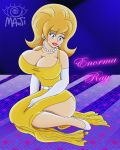 big_breasts blonde_hair breasts enorma_rae maji_(artist) stripperella