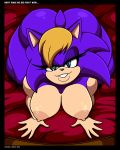 1girl anthro areola bernadette_the_hedgehog big_breasts breasts damian_hodge erect_nipples milf nipples nude sega solo_female solo_focus sonic