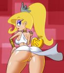 1girl 5_fingers anus ass big_ass big_butt blonde_hair bottomless butt cartoon_network clothed clothing dat_ass eris_(billy_&_mandy) eyebrows eyebrows_visible_through_hair eyelashes female female_only goddess huge_ass huge_butt lipstick long_hair looking_at_viewer minus8 pussy red_lipstick the_grim_adventures_of_billy_and_mandy thicc thick thick_ass thick_thighs tiara tooth_gap vagina wide_hips