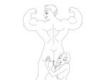 beast_boy biceps big_muscles bodybuilder completely_nude completely_nude_female completely_nude_male flexing hunk male_anilingus muscle muscular_back muscular_male rimming saliva_trail straight teen_titans terra_(teen_titans)