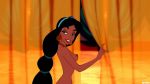 aladdin_(series) alluring disney editooner editooner_(artist) nude princess_jasmine sideboob smile