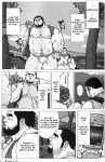  bara comic jiraiya monochrome size_difference yaoi 