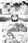  bara comic jiraiya monochrome size_difference yaoi 