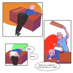 bad_quality bald big_ass booty fetish paddle spank spanked spanking