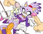 1boy 1girl 2016 anthro areola blaze_the_cat breasts cat cum erect_nipples erection feline furry group handjob male male/female mammal nipples penetration penis pussy r!p sega sex solo_focus sonic_*(series) sonic_the_hedgehog_(series) testicles vaginal vaginal_penetration