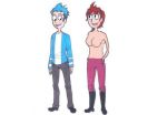  edit humanized margaret_smith_(regular_show) mordecai regular_show topless_(female) 