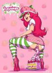 anal_insertion anus ass cake dress epic food freckles from_behind frosted_butt funny green_eyes high_heels looking_back nail_polish o_o open_mouth pantyhose pink_hair pussy red_hair smile squatting stockings striped striped_legwear striped_socks torn_clothes torn_pantyhose upskirt what wtf